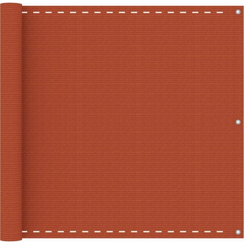 Altanafskærmning HDPE 90x400 cm – Orange