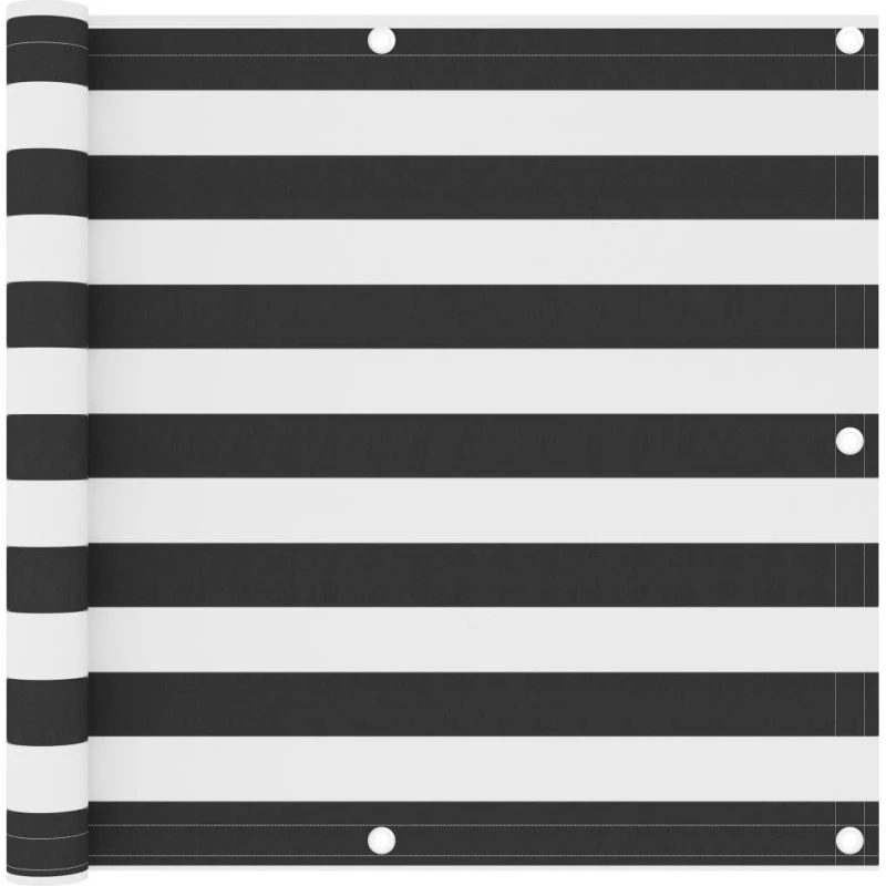 Altanafskærmning 90x300 cm i PU-belagt oxford (antracit/hvid)