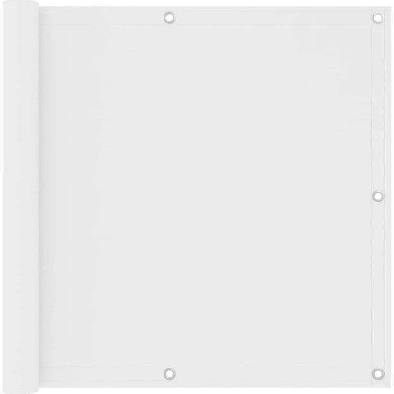 Altanafskærmning 90x400 cm i PU-belagt oxfordstof - Hvid