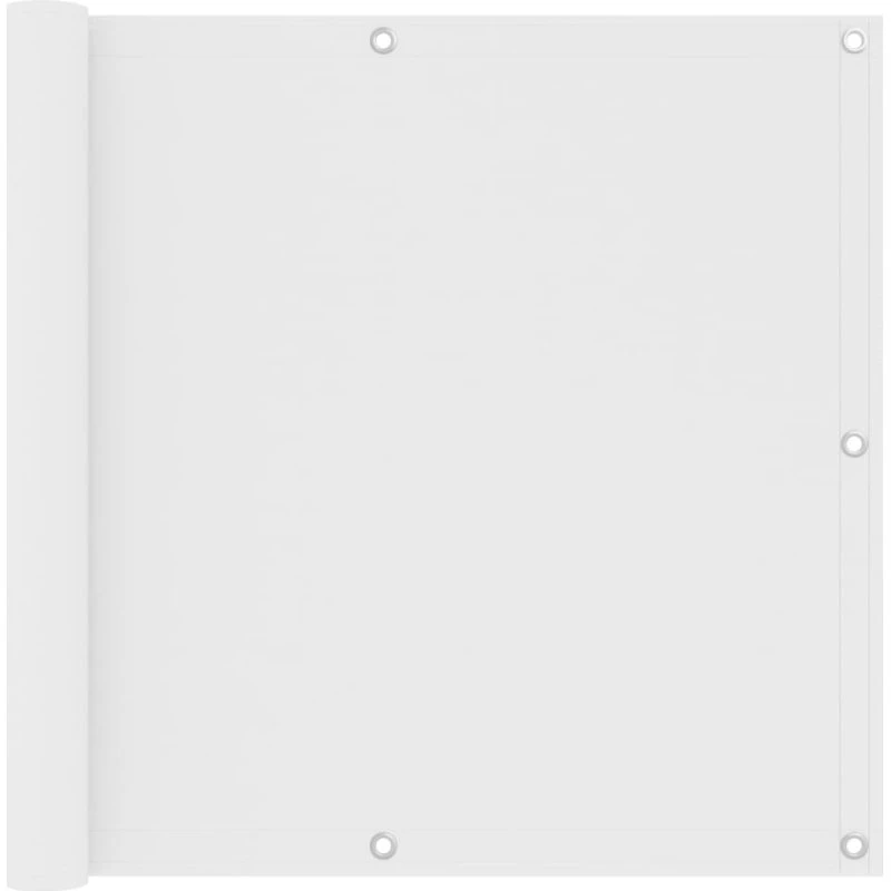 Altanafskærmning 90x500 cm i PU-belagt oxfordstof – hvid