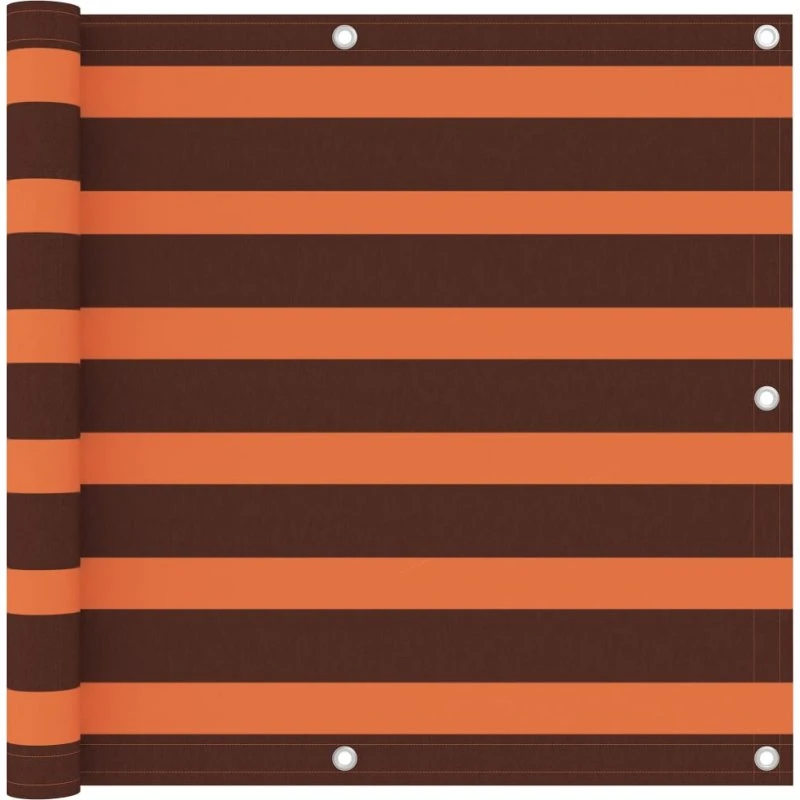 Altanafskærmning 90x300 cm i PU-belagt oxford (orange/brun)