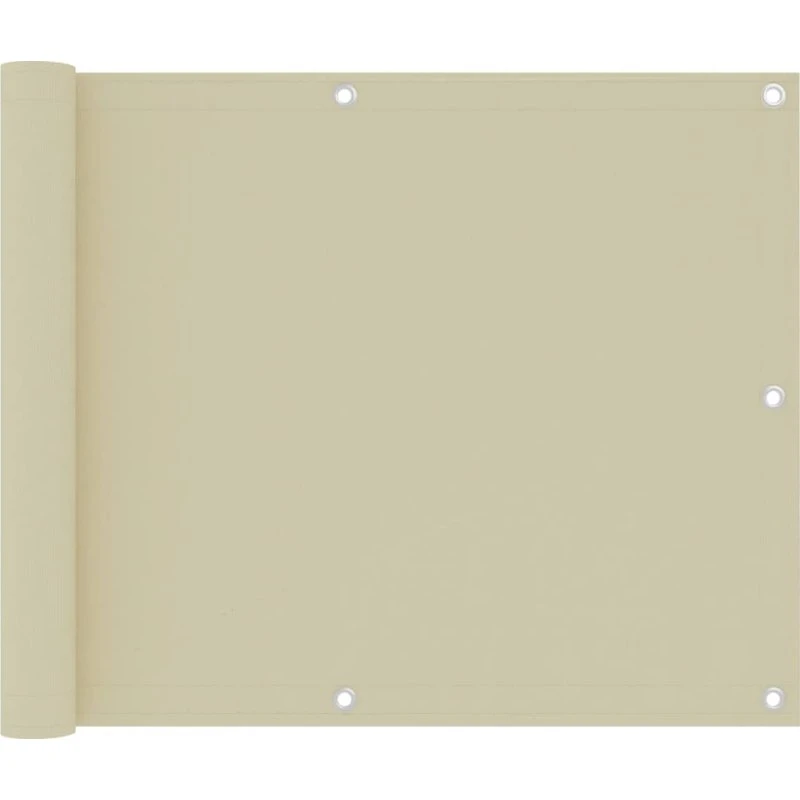 Altanafskærmning 75x500 cm PU-oxford creme