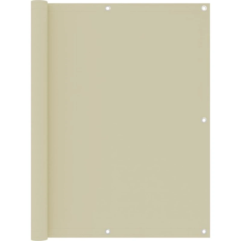 Altanafskærmning 120x500 cm i creme – PU-belagt oxford