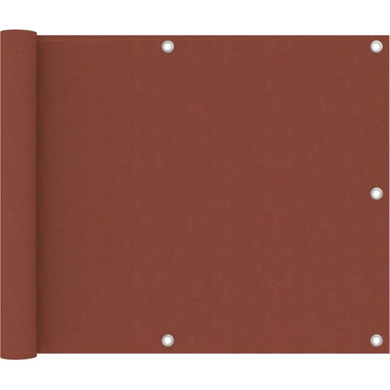 Altanafskærmning 75x300 cm Oxfordstof - Terrakotta