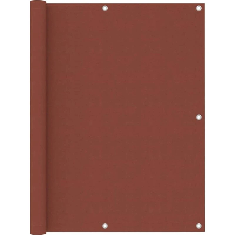 Altanafskærmning 120x600 cm i PU-belagt oxford - Terrakotta