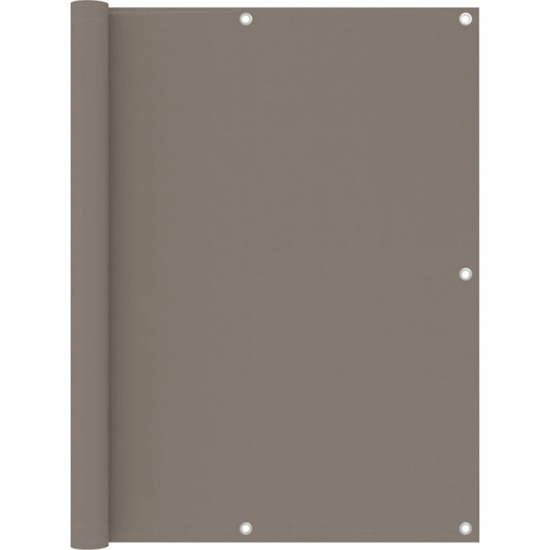 Altanafskærmning 120×500 cm PU-belagt oxford gråbrun