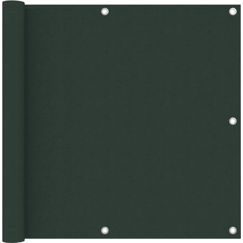 Altanafskærmning 90x300 cm PU-belagte oxfordstof, mørkegrøn