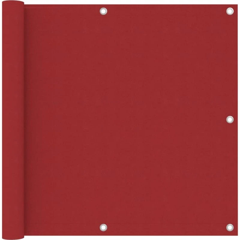 Altanafskærmning 90x500 cm i PU-belagt oxford (rød)