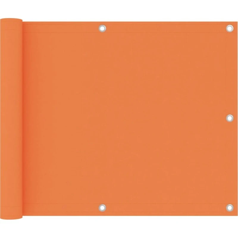 Altanafskærmning 75x500 cm i orange PU‑oxford
