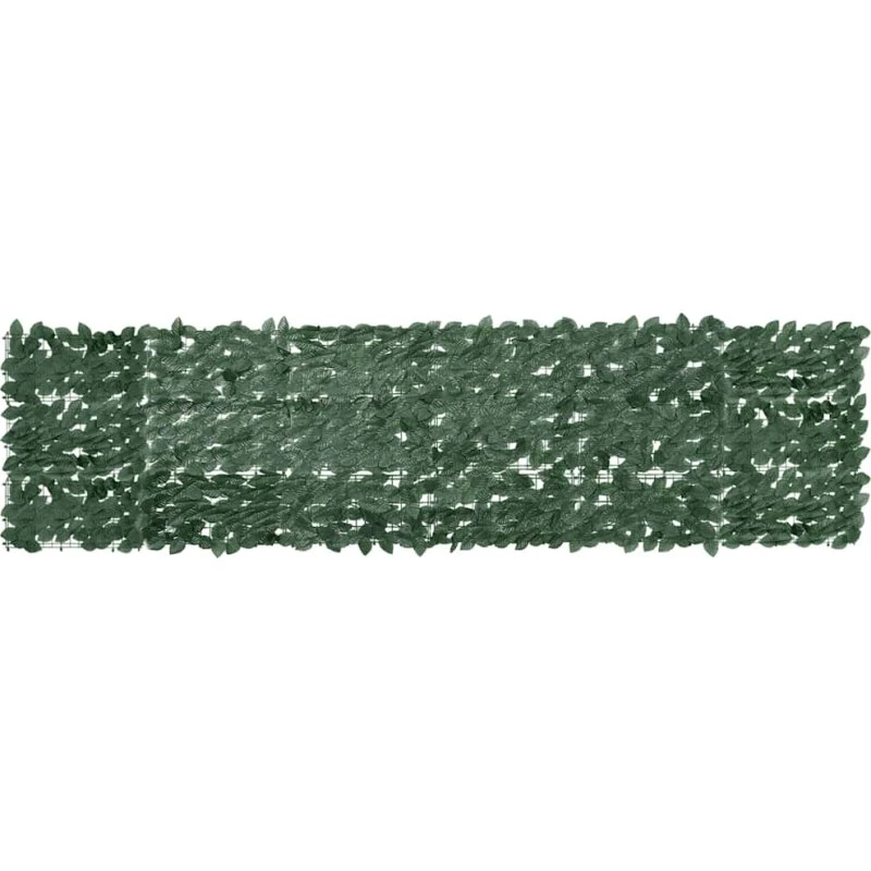 Altanafskærmning 300x75 cm – mørkegrønne blade