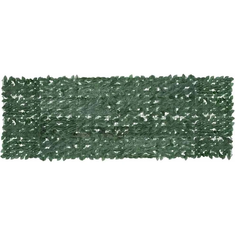 Altanafskærmning 300x100 cm – mørkegrønne blade