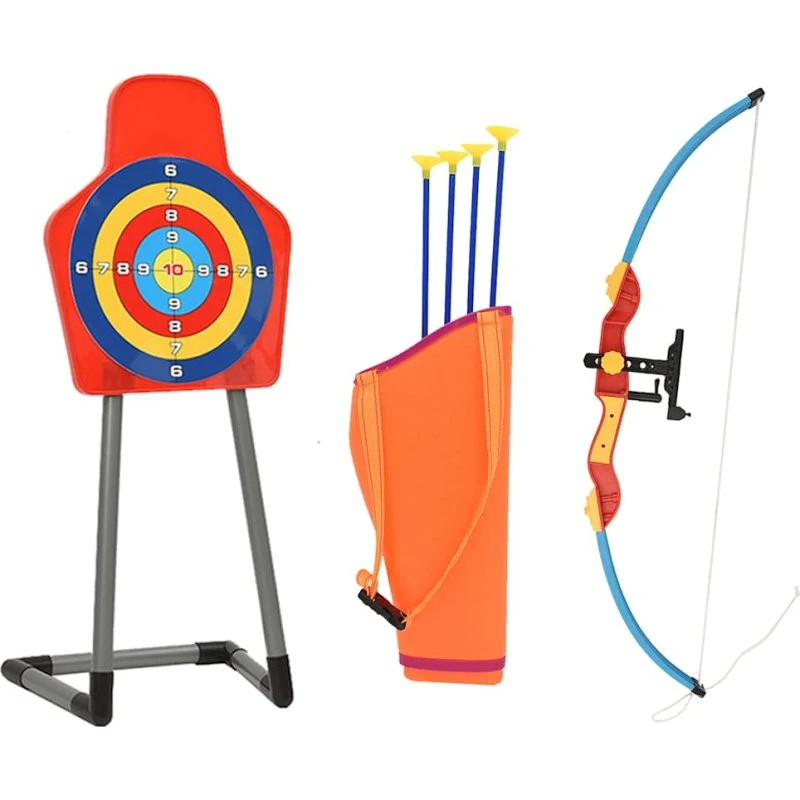 Bueskydningssæt til børn med målskive og stativ