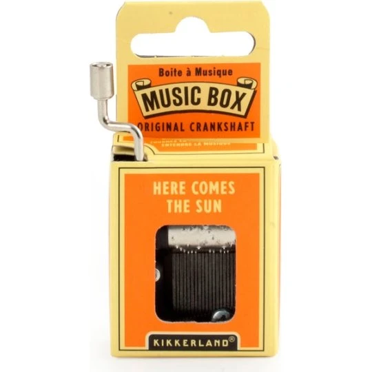 Kikkerland 'Her kommer solen' hånddrevet spilledåse
