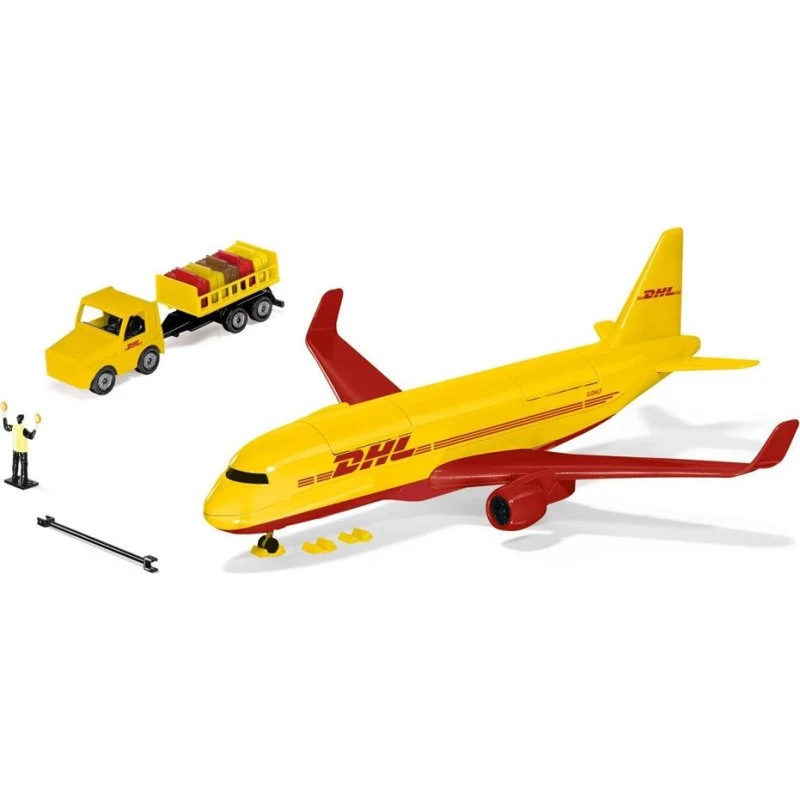 Siku DHL fragtfly med tilbehør (1:87)