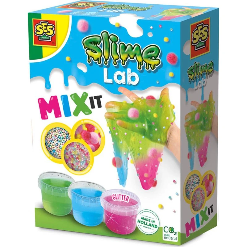 SES Creative Slime Lab - Mix It (3 farver)