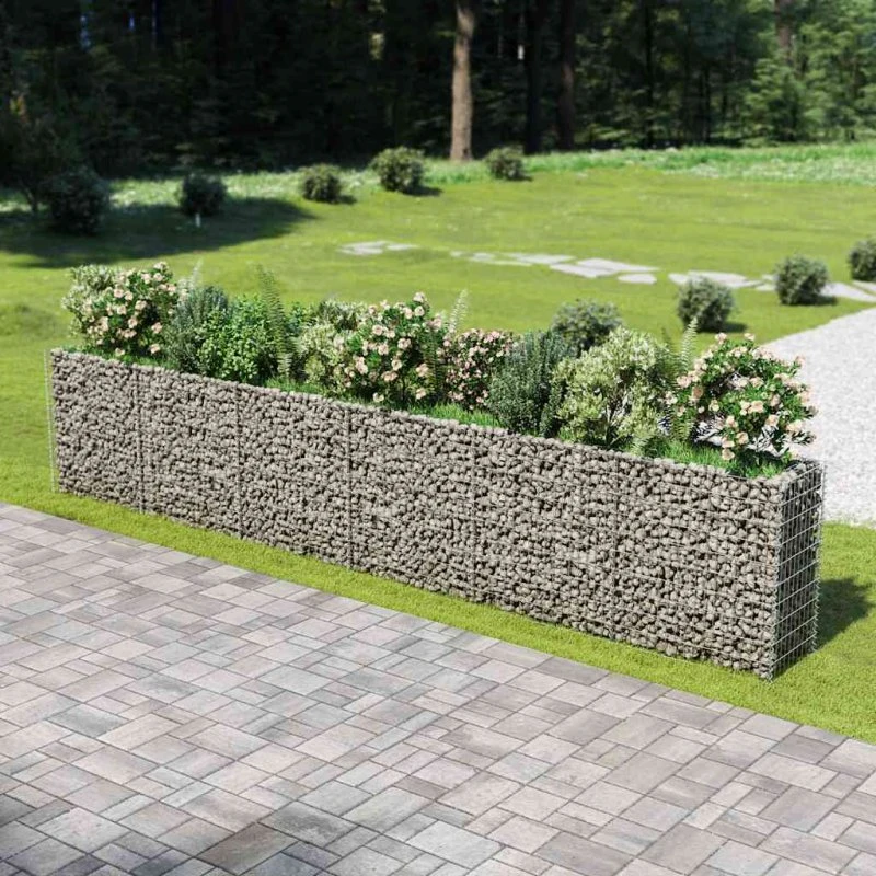 Gabion-højbed 540×50×100 cm galvaniseret stål