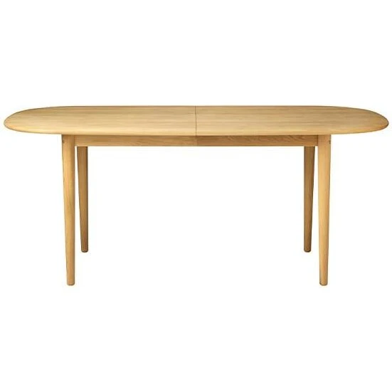 FDB Møbler C63E Bjørk spisebord m. 2 tillægsplader