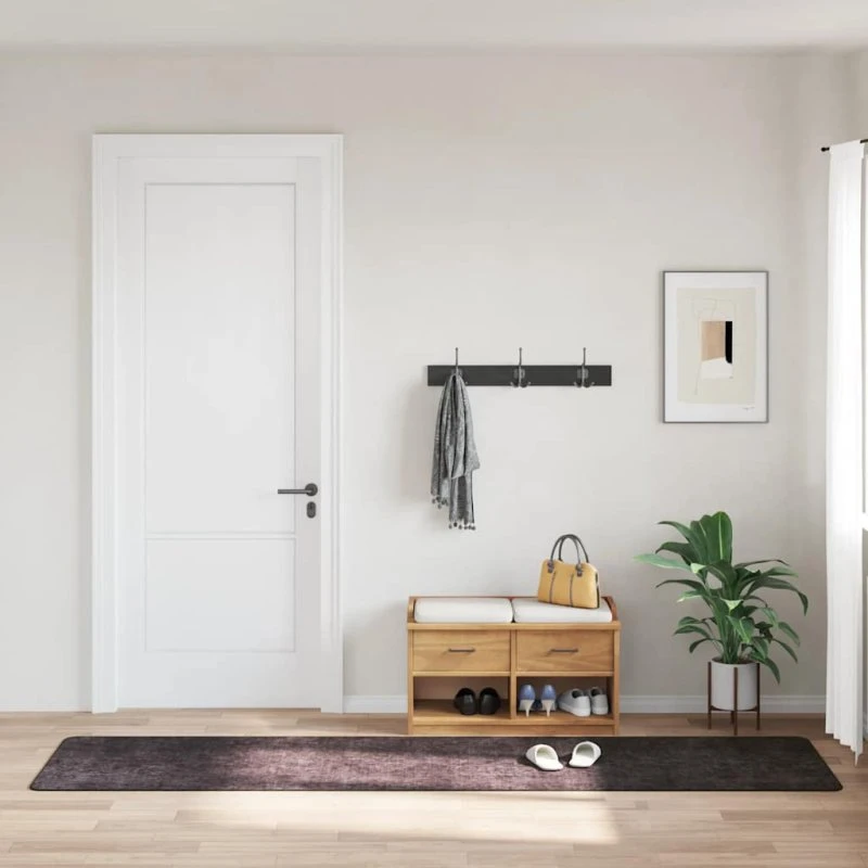 Gulvløber 80x300 cm skridsikker & vaskbar – antracit