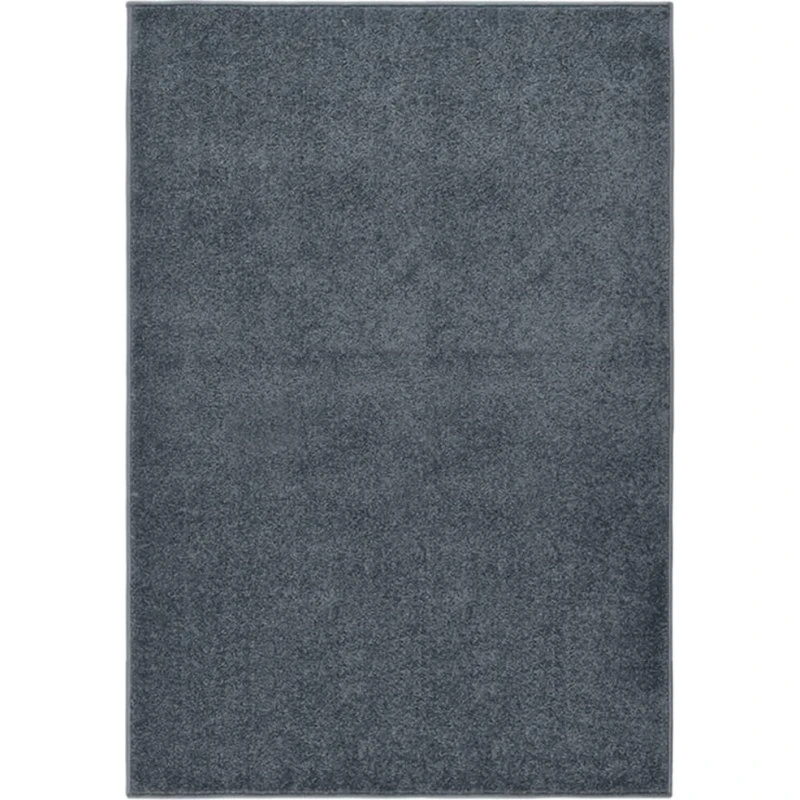 Gulvtæppe 160x230 cm kort luv - Antracitgrå