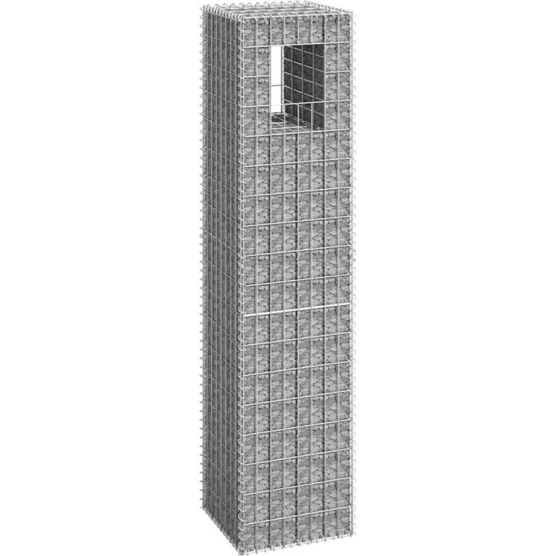 Gabionkurv 40x40x180 cm i jern (3,5 mm)