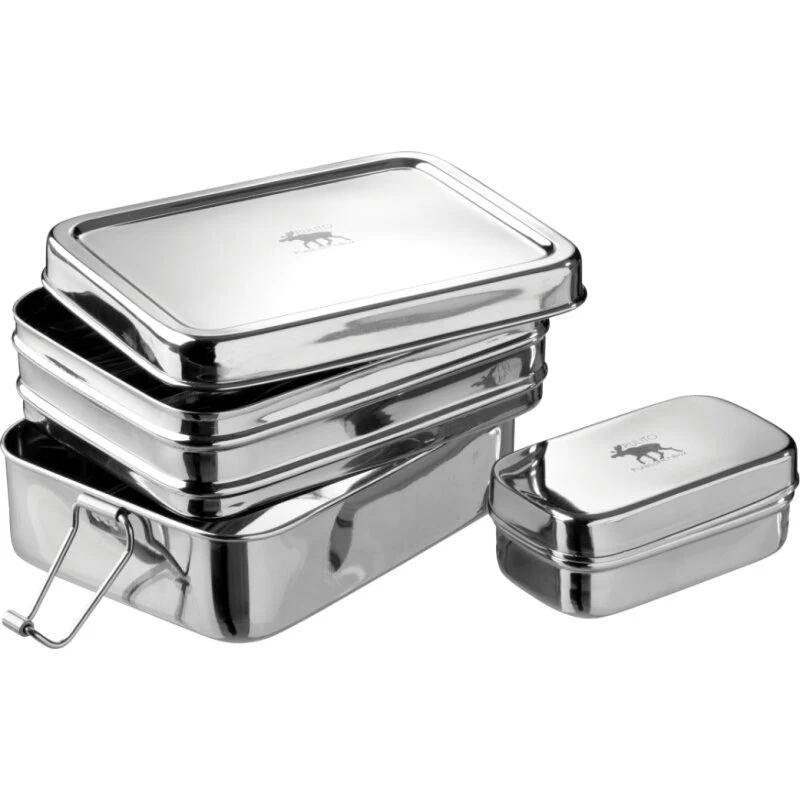 Pulito Pure LunchBox 3-i-1 - Medium (rustfrit stål)