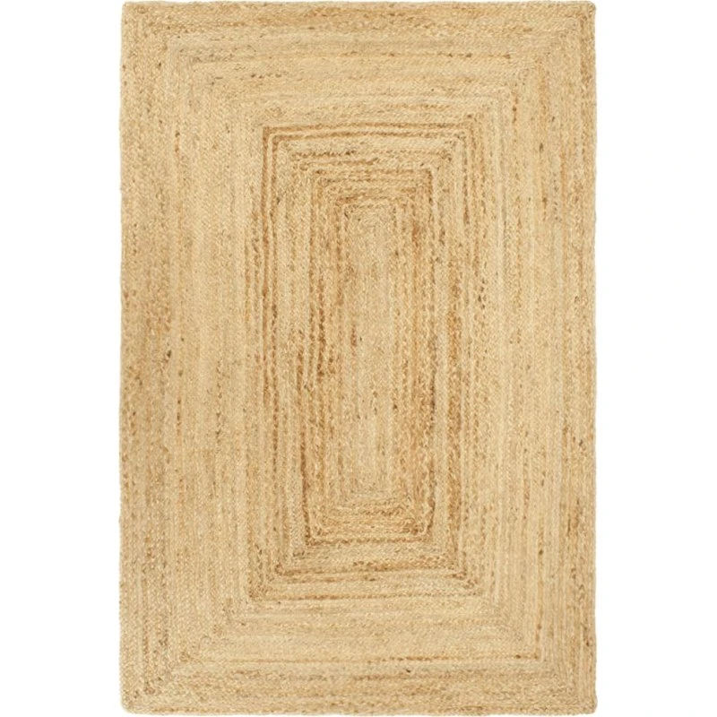 Håndlavet jute-gulvtæppe 200x300 cm – naturlig, rustik