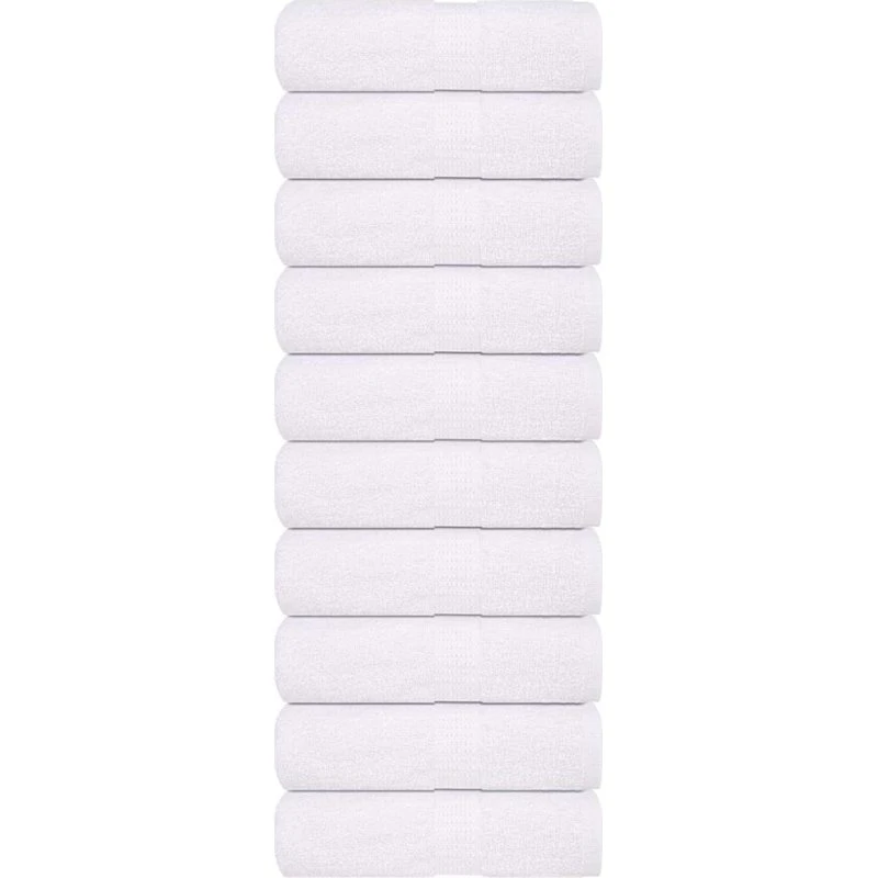 Gæstehåndklæder 10 stk 30x50 cm 360 g/m² – 100% bomuld