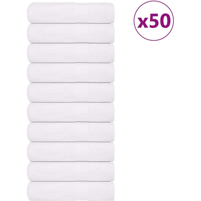 Håndklæder 50 stk 50x100 cm 360 gsm 100% bomuld