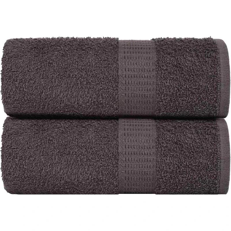 Gæstehåndklæder FROGN 30x50 cm 360 g/m² – Antracit