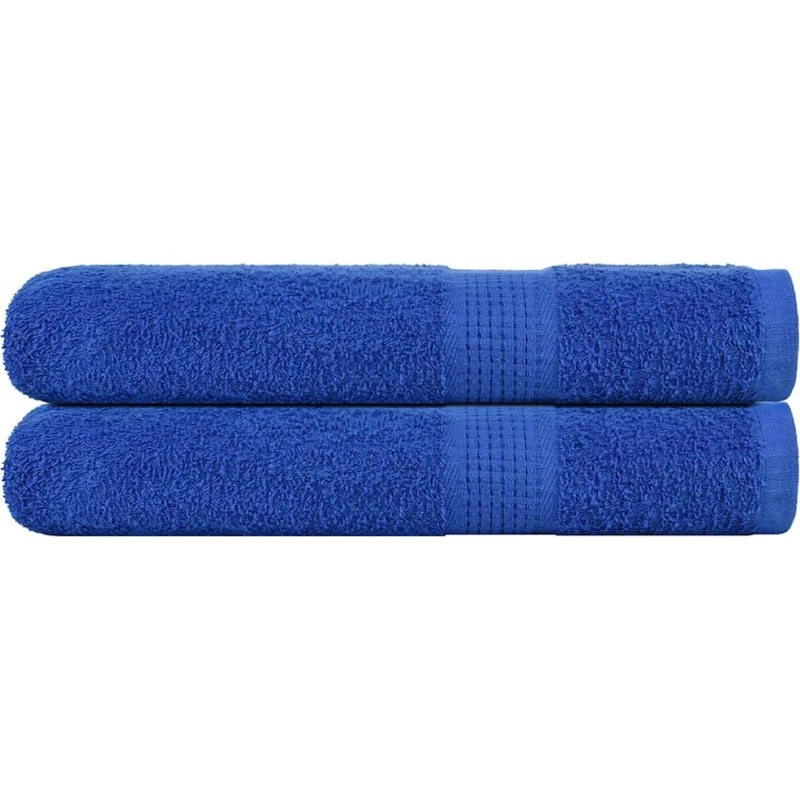 Håndklæder FROGN 2 stk 100x200 cm 360 g/m² - Blå