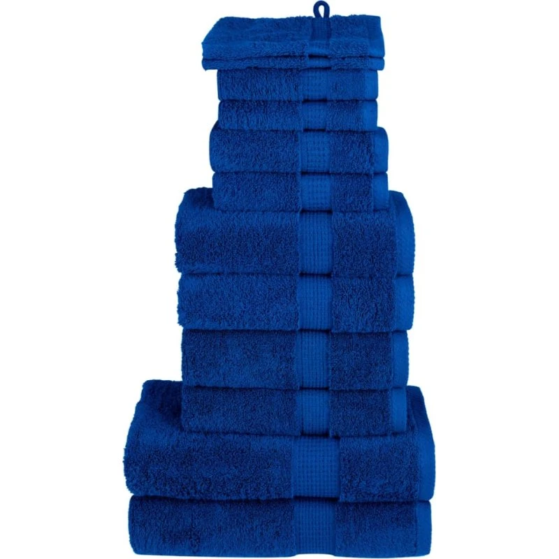 SOLUND Premium håndklæder 12 stk. 600 g/m² blå