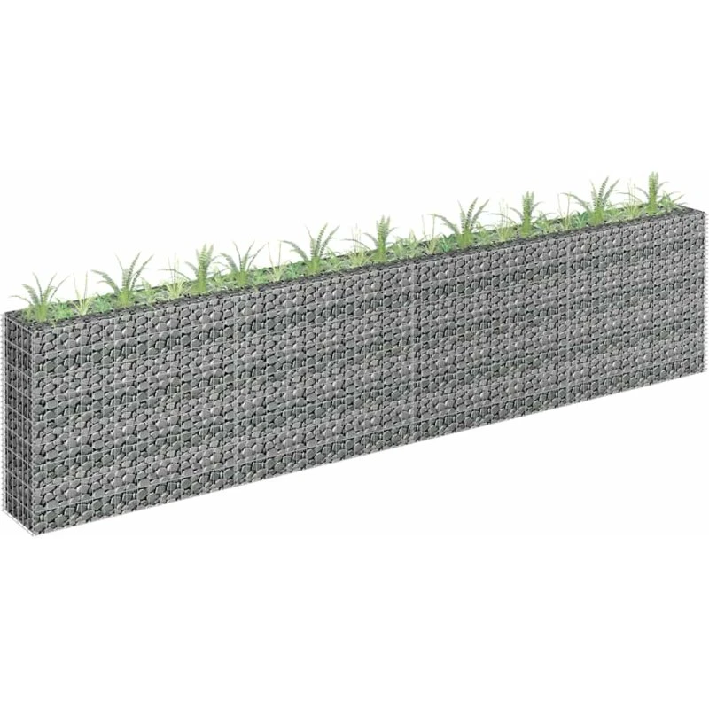 Gabion-højbed 360x30x90 cm galvaniseret stål