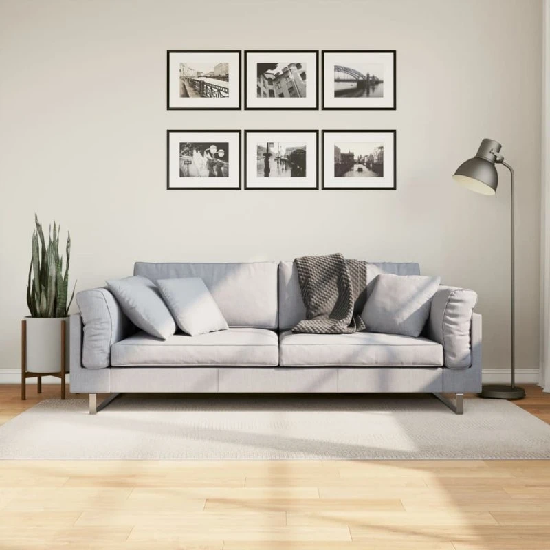 IZA gulvtæppe 100x200 cm kort luv – creme, skandinavisk