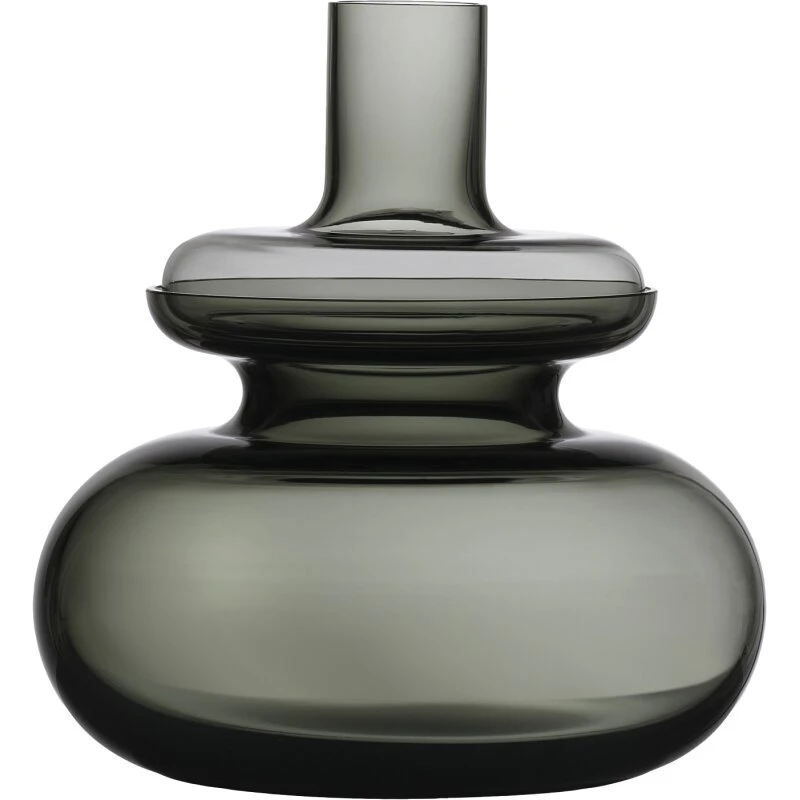 Inu Vase 23 x 25 cm – Smoked Grey