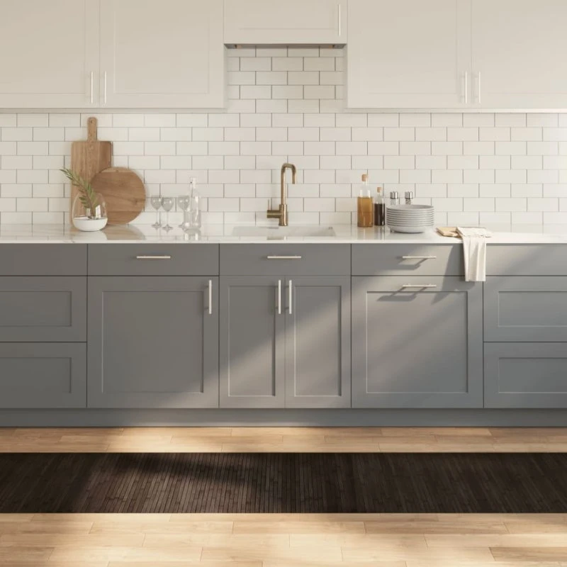 Bambus gulvtæppe 60x300 cm rektangulær mørkebrun