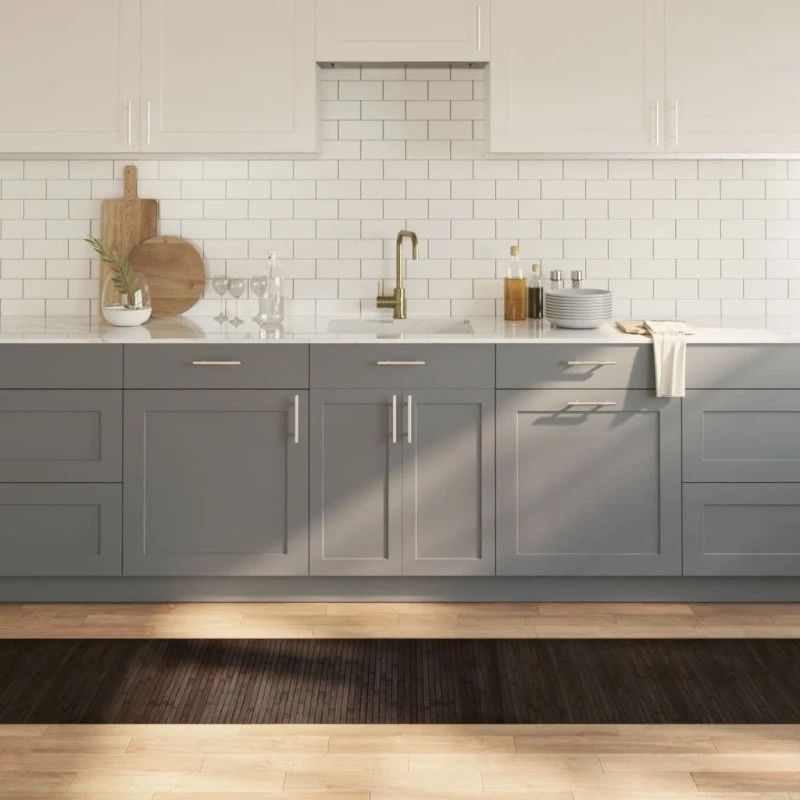 Bambus gulvtæppe 60x400 cm rektangulær mørkebrun