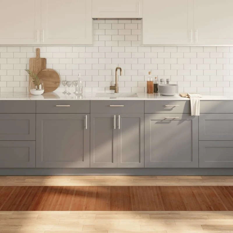 Bambusgulvtæppe 60x500 cm - rektangulært, brun