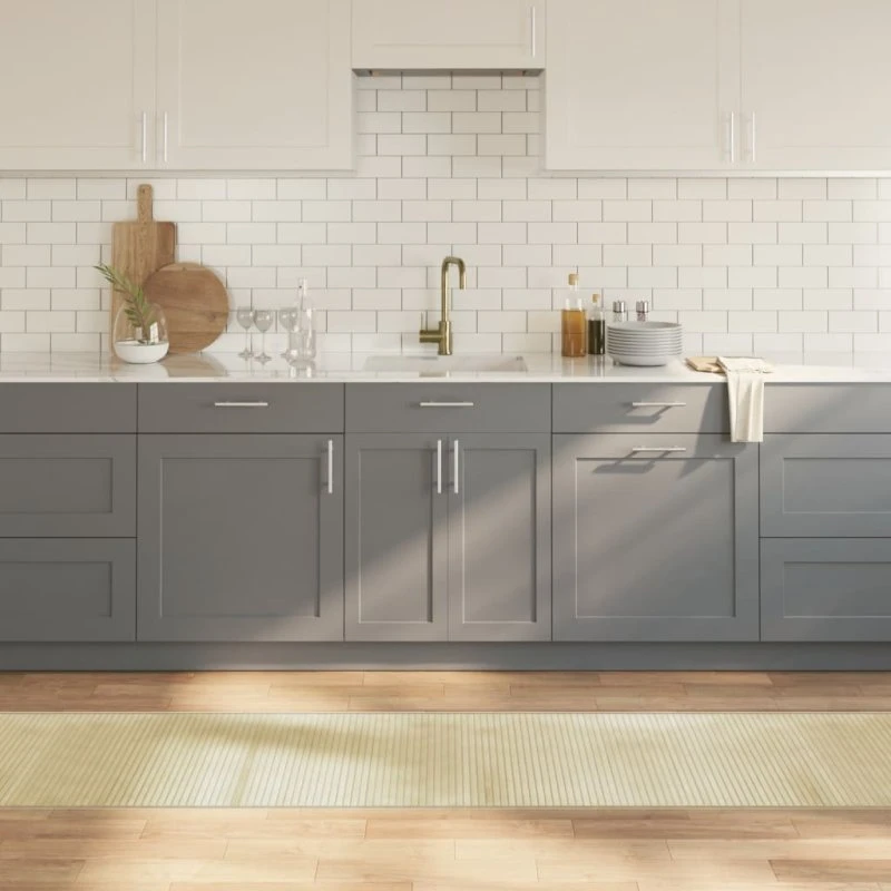 Bambusgulvtæppe 60x400 cm – lys natur