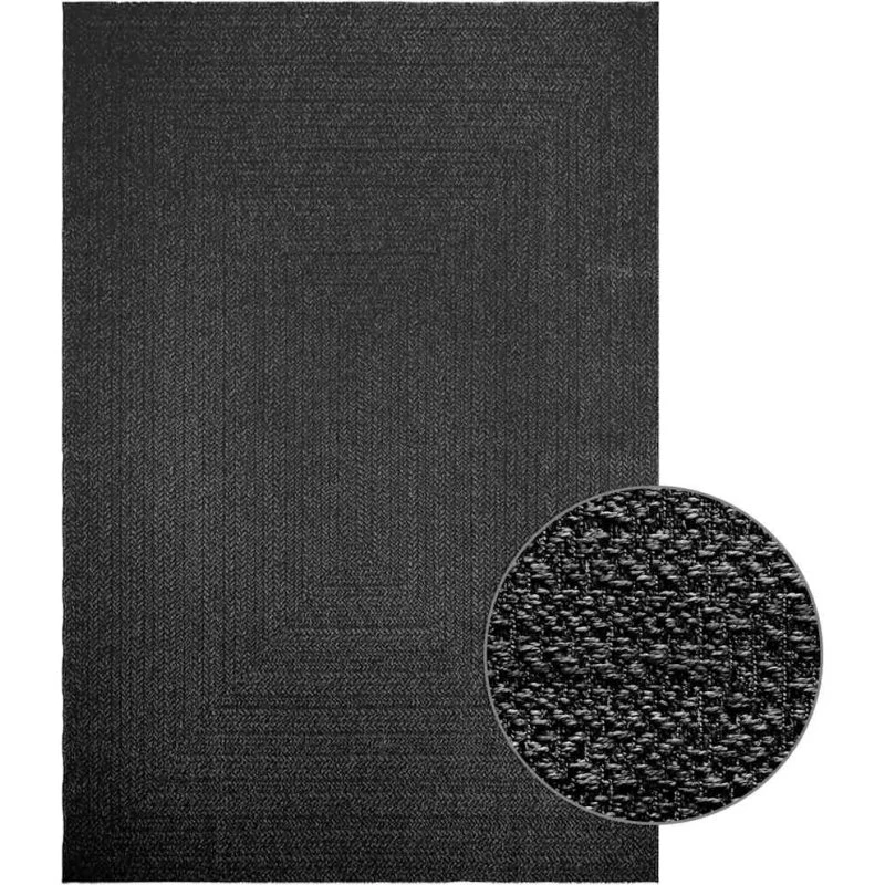 ZIZUR jute-look gulvtæppe 200x290 cm - indendørs/udendørs