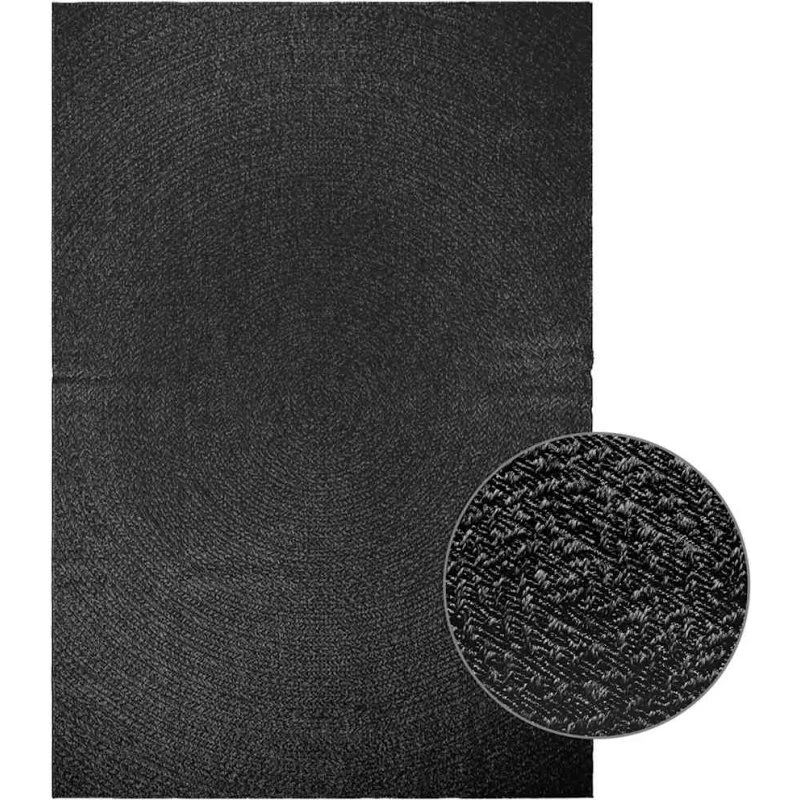 Gulvtæppe ZIZUR 200x290 cm – jute-look indendørs/udendørs