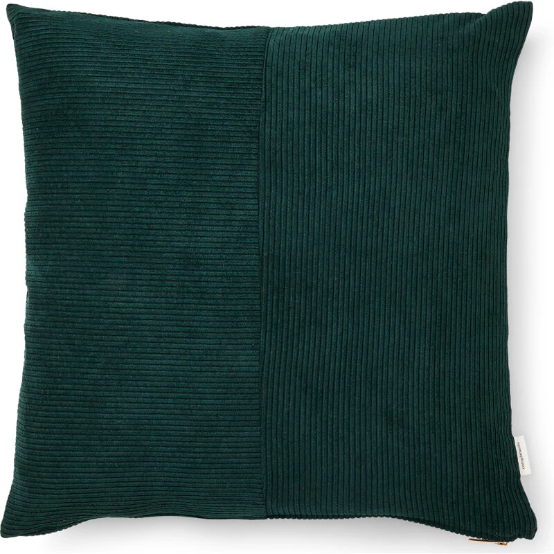 Compliments Wille fløjlspude 45x45 cm – mørkgrøn