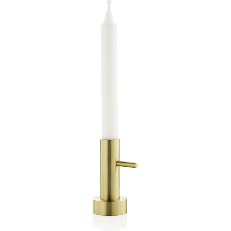Fritz Hansen Candleholder Single #1, messing 10x5 cm