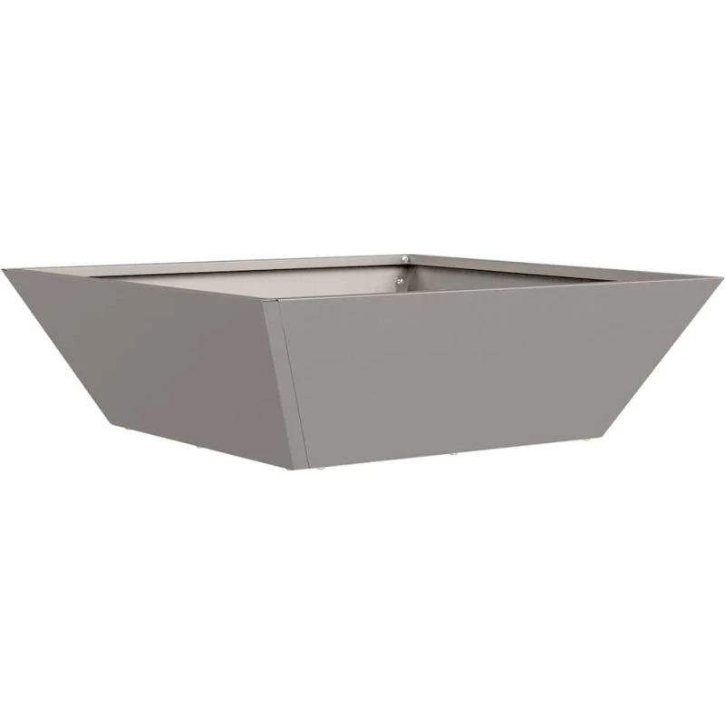 Cortenstål Plantekasse 5 stk 50 x 50 x 15 cm - Rusten