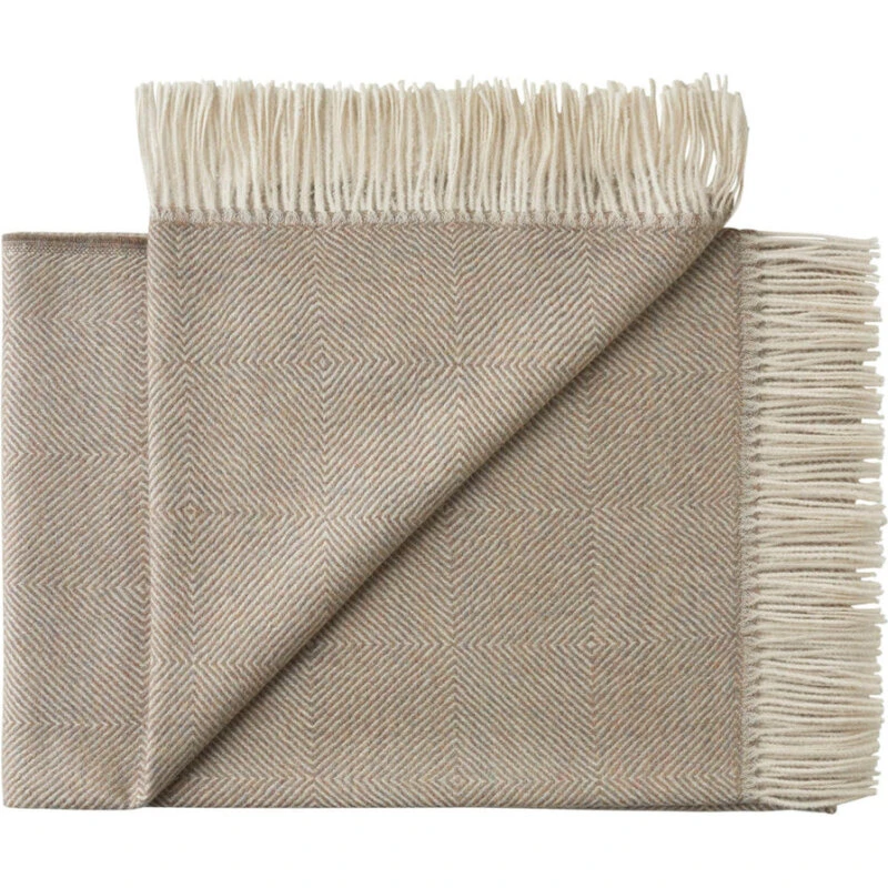 Silkeborg Uldspinderi La Paz plaid 130x200 cm – Walnut Brown