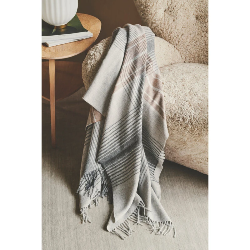 Silkeborg Uldspinderi Bogota Plaid 130x200 cm Classic Grey