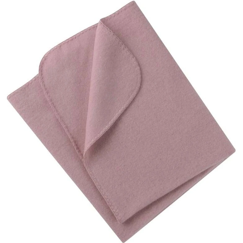 Engel Natur Babytæppe Uldfleece 80x100 Rosewood Melange