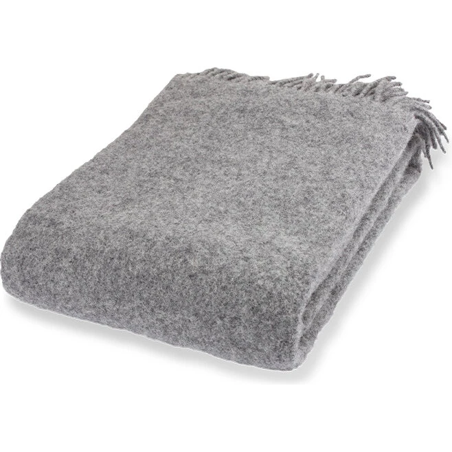Arctic Uldplaid 130x200 cm - Grå Melange