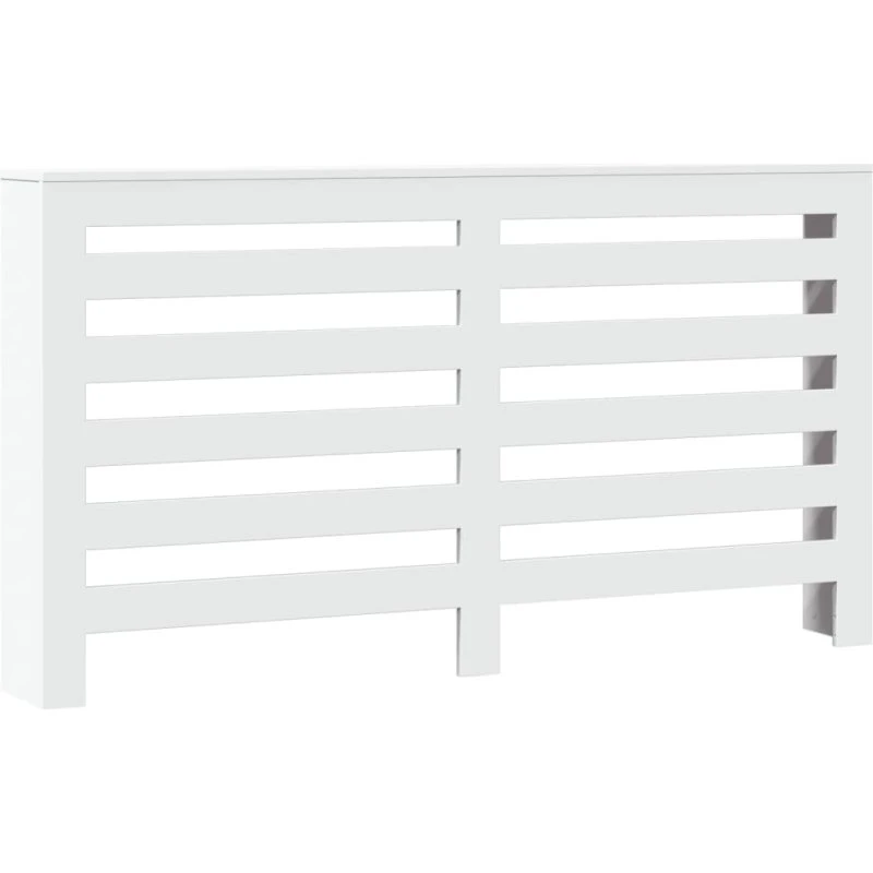 Radiatorskjuler 149x20x82 cm hvid – konstrueret træ