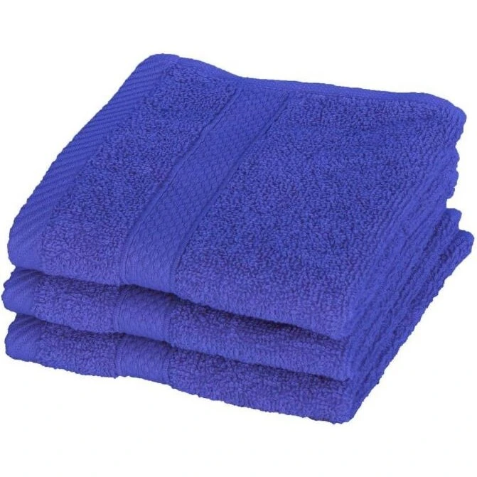 Egeria Vaskeklud 30x30 cm Diamant - Blå, 100% bomuld