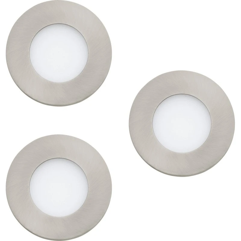 EGLO CONNECT-Z FUEVA-Z indbygningssæt børstet stål (3 stk)